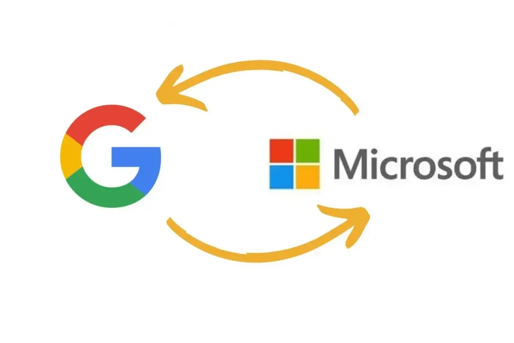 microsoft a Google